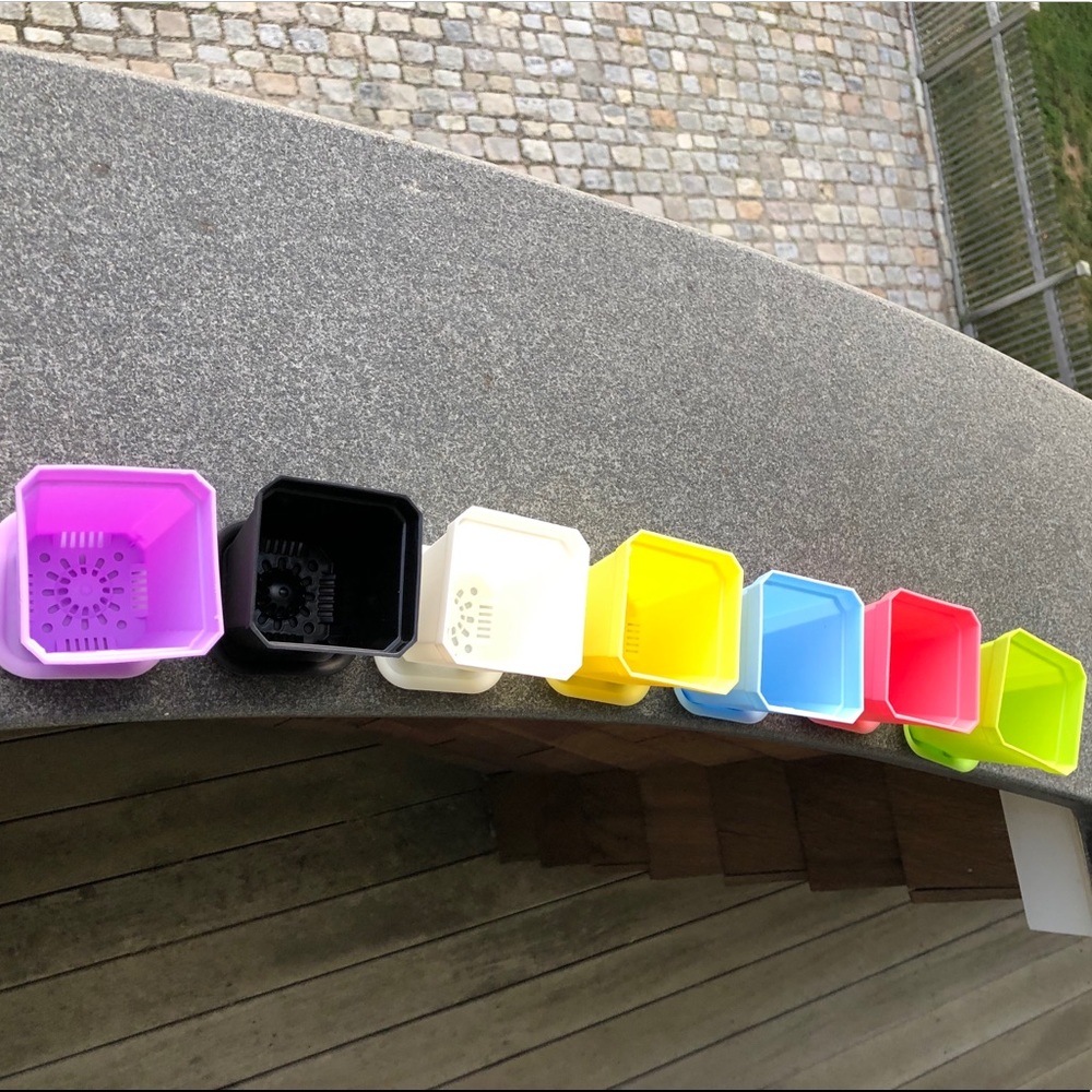 ★NEW★ 7 PACK Mini Planters Succulent Cactus Flower - Picture 7 of 16